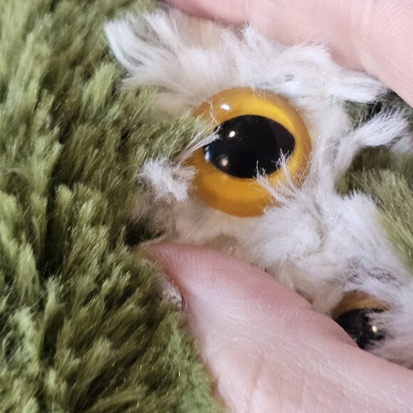 Animal Adventure‎ Green Frog Plush Stuffed Animal Yellow Gingham Bow 11" 2012 - Picture 8 of 10